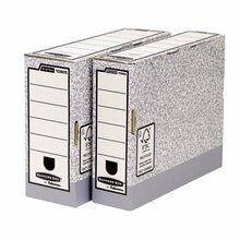 Arhiivikast Fellowes, 260 x 100 x 315 mm, hall/valge