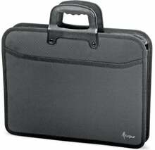 Aplank-portfell Forpus, A4, must, 2 sektsiooni 0822-016
