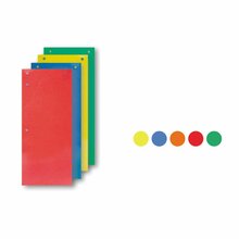 Pappist vahelehed SMLT, 11 x 23,5 cm, 100 tk, erinevad värvid