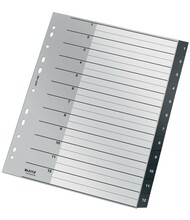 Vahelehed Leitz Recycle, 1-12, A4 MAXI, PP, must