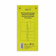 Pappvahelehed SMLT ART, 11 x 23,5 cm, 100 tk, kollane