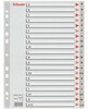 Plastikust eralduslehed Esselte, A4, A-Z, hall
