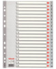 Eralduslehed Esselte, A4, 1-20, plastmass, hall