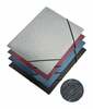 Kummiga kaust Panta Plast 0410-0057-99, A4 sinine/must/punane