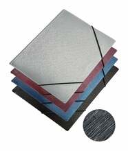 Kummiga kaust Panta Plast 0410-0057-99, A4 sinine/must/punane