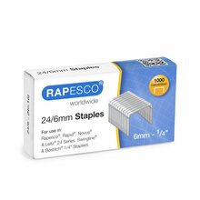 Klambrid Rapesco 24/6 mm, 1000 tk