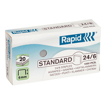 Klambrid Rapid Standart 24/6, 1000 tk tsingitud