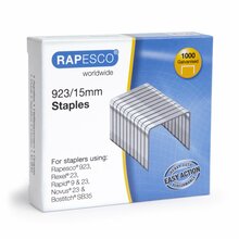 Klambrid Rapesco 923/15 mm, 1000 tk