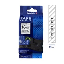 Teip Specialist+ Flexible Suder, 18 mm, läbipaistev