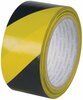 Signaallint Q-Connect, 4,8 cm x 20 m, must/kollane