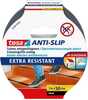 Libisemisvastane teip Tesa extra resistant, ühepoolne, 5 m x 5 cm, must