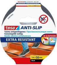 Libisemisvastane teip Tesa extra resistant, ühepoolne, 5 m x 5 cm, must