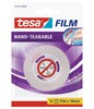 Käsitsi rebitav teip Tesa, 19 mm x 25 m, läbipaistev
