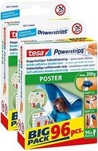 Kleebis Tesa Powerstrips Poster Big Pack, läbipaistev, 96 tk