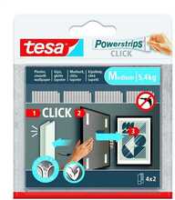 Teip Tesa Power-Strips 77721, kahepoolne, 0.06 m x 2 cm