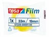 Kontoriteip Tesa Film Standard, 19 mm x 33 m, läbipaistev