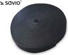Kaabli korraldaja Savio OC-01/B, kleeplint, Velcro, must, 10 m