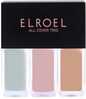 Korrektorite komplekt Elroel All Cover Trio, 4,5 g, roosa/münt/beež