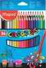 Värvipliiatsid Maped ColorPeps, 36 värvi
