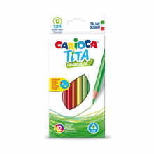 Värvipliiatsid Carioca Tita, kolmnurksed, 12 värvi
