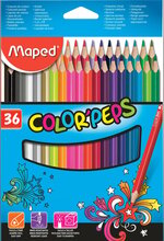 Värvipliiatsid Maped ColorPeps, 36 värvi