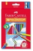 Värvipliiatsid Faber-Castell Jumbo, kolmnurkne, 30 värvi