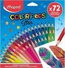 Värvipliiatsid Maped ColorPeps Star, kolmnurkne, 72 värvi