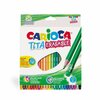Värvilised pliiatsid Carioca Tita, kustutatavad, 24 värvi