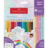 Värvipliiatsid Faber-Castell Colour Grip Unicorn, 18+6 värvi