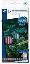 Värvipliiatsid Staedtler Design Journey Metallic, 12 tk