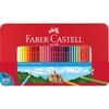 Värvipliiatsid Faber-Castell, 60 värvi, metallkarbis