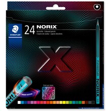 Värvipliiatsid Staedtler Norix 186 C24, 24 värvi