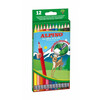 Värvilised pliiatsid Alpino Erasable, 12 värvi