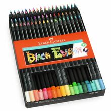 Värvipliiatsid Faber-Castell Black Edition, 36 värvi