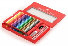 Värvipliiatsid Faber-Castell, 48 värvi, metallkarbis