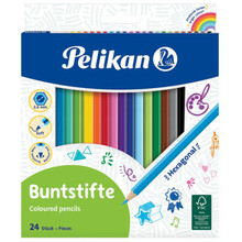 Värvilised pliiatsid Pelikan, 24 värvi