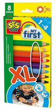 Värvipliiatsid Ses Creative XL, 8 tk