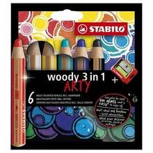 Värvipliiatsid Stabilo Woody 3 in 1, 7 tk