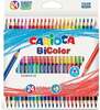 Värvipliiatsid Carioca Bi-Color, 24 tk, 48 värvi