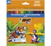 Värvipliiatsid Bic Kids Smooth, 24 värvi