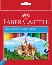 Värvipliiatsid Faber-Castell Castle, 24 värvi