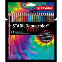 Akvarellpliiatsid Stabilo Arty, 24 värvi