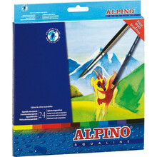 Värvipliiatsid Alpino Aqualine, 24 värvi