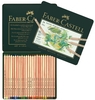 Värvipliiatsid Faber-Castell Pitt Pastel 112124, 24 värvi, metallkarbis