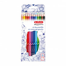 Värvipliiatsid Herlitz My.Pen, kolmnurksed, 12 värvi