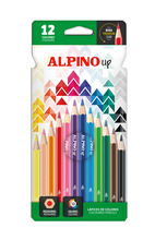Värvipliiatsid Alpino Up, 12 värvi komplekt