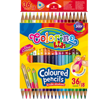 Värvilised pliiatsid Colorino Creative, 18 tk/36 värvi