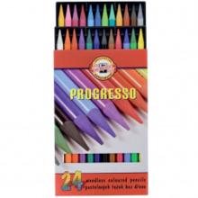 Värvipliiatsid Koh-i-Noor Progresso, 24 värvi