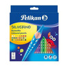 Värvipliiatsid Pelikan Silverino, kolmnurksed, 24 värvi