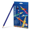 Värvipliiatsid Erichkrause Color Friends triangular, 18 tk